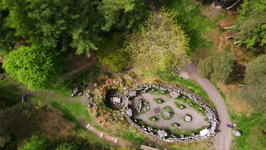 The Druids Temple was built to alleviate local unemployment, allowing William Danby, a wealthy landowner of the time to pay workers a shilling a day for their labour.
