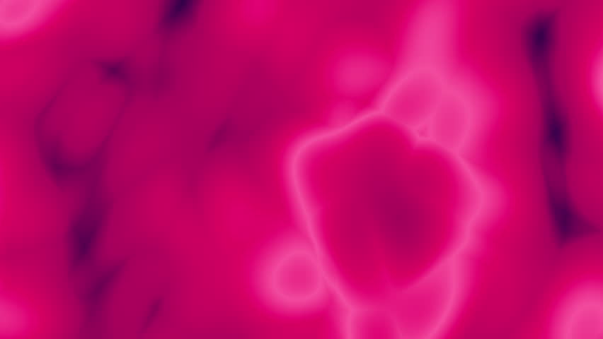 Abstract holographic shiny pink liquid background in 4K