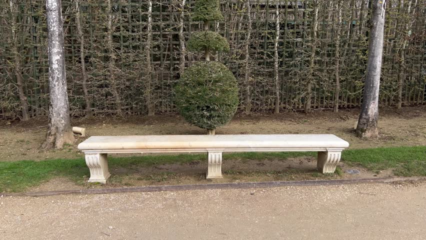 Versailles Chateau Palace gardens in Paris, France
