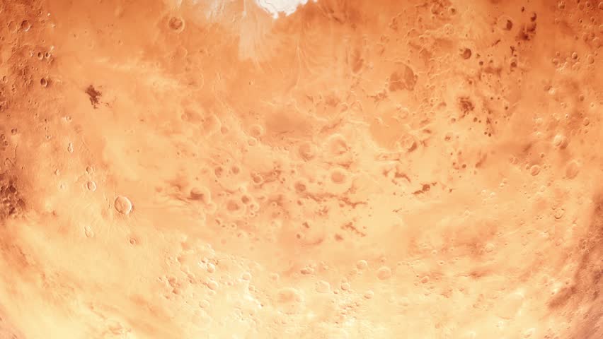 Cinematic Zoom Out of Planet Mars