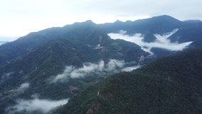 DJI MAVIC 4K Taiwan Taichung Aerial Drone Video KuKuan White hair mountain 20180107