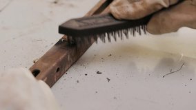 Rust Removal Brush Being used - Powered by Shutterstock - Get 15% off with code: PIKWIZARD15