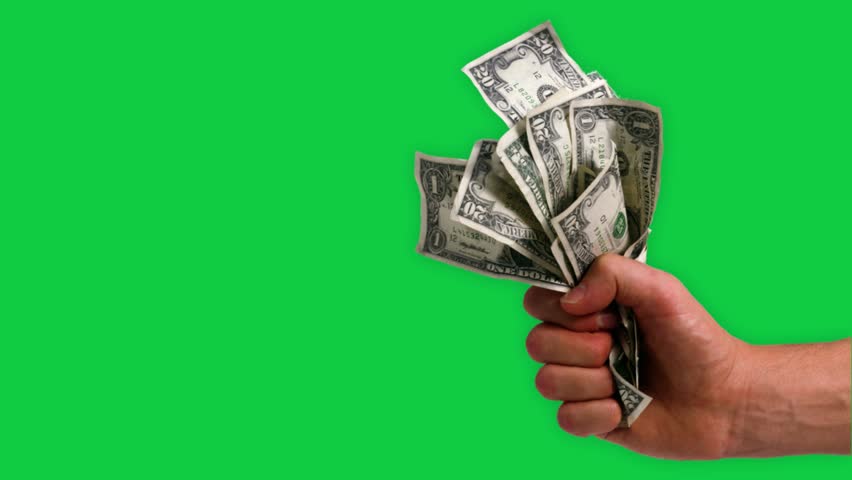 Money in hand animation video, Money green screen video, new style money animation video, cash, loan, 