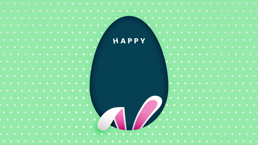Joyful Easter Greetings Animation in 4K: Perfect for Invitations, Social Media, Banners, Reels, and Stories