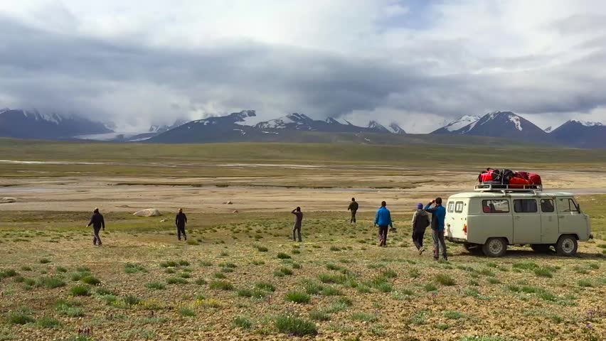 A group of reconnaissance, Kyrgyzstan

