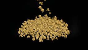 Popcorn (caramel flavor) pops and fills the screen - Powered by Shutterstock - Get 15% off with code: PIKWIZARD15