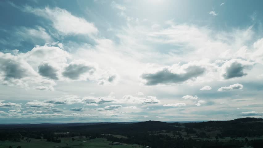 Australian Sky in Suburban Area 
