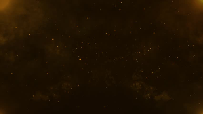 Background with movement of gold particles, award background with gold particles Royalty-Free Stock Footage #3461545555