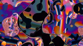 abstract surrealistic colour gradient animation clip