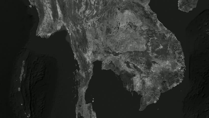 Thailand Map - Cyber Attack.