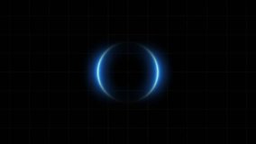 Abstract neon circle radio waves looping background. Searching process in futuristic interface.Radar signal concept. - Powered by Shutterstock - Get 15% off with code: PIKWIZARD15