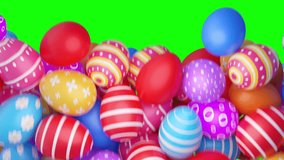 3D Easter Eggs Transitions Green Screen - Powered by Shutterstock - Get 15% off with code: PIKWIZARD15