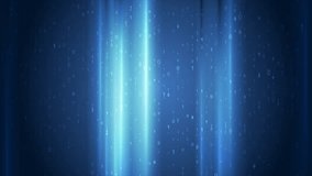 Bright glowing blue tech background with binary code numbers. Seamless looping motion design. Video animation Ultra HD 4K 3840x2160
