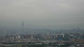 Video : Taipei cityscape view