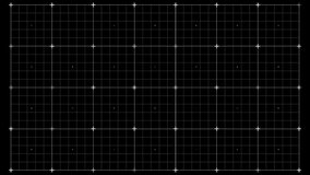 lines and dots blinking grid animation background 4K 60 FPS 