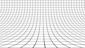 black lines perspective grid on white background 4K 60 FPS motion background 