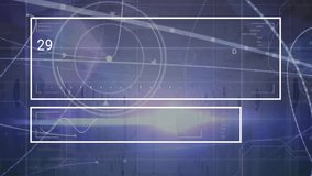 Animation of digital data processing over grid on dark background. Global connections, computing and data processing concept digitally generated video. - Powered by Shutterstock - Get 15% off with code: PIKWIZARD15