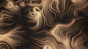 Abstract motion gold shiny, loopid 4k video ultra 