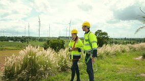 people engineer are wearing a protective helmet on head, using tablet Analytics engineering data - Powered by Shutterstock - Get 15% off with code: PIKWIZARD15
