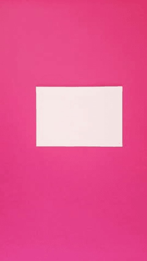 Blank white sheet of paper moves in the center of a pink background. Vertical stop motion animation with space for text, design, inscription. Empty page for advertising, message, attracting attention. – Video có sẵn