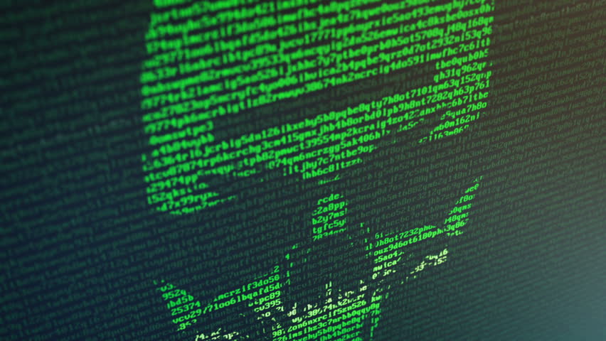 Virus attack - Skull Random Data