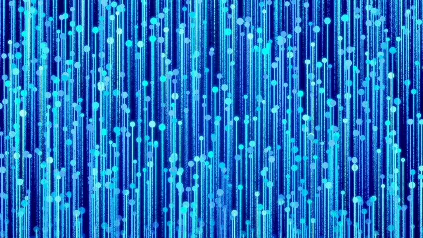 Blue Particle Matrix Background. Animated matrix of blue lines and particles in a loop Royalty-Free Stock Footage #3464379539