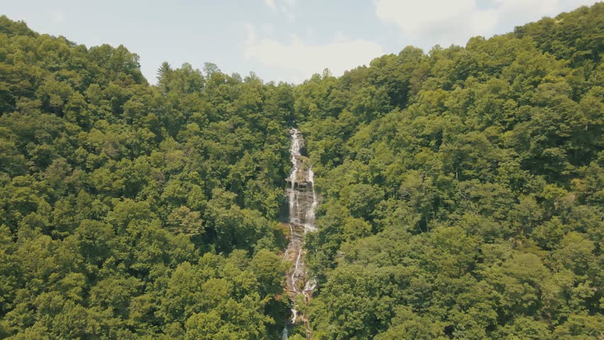Epic drone footage reveal of Amicalola Falls in Georgia