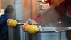 Crop vendor pouring mulled wine - Powered by Shutterstock - Get 15% off with code: PIKWIZARD15