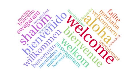 Hello Word Cloud Different Languages World Stock Illustration 432994528 ...