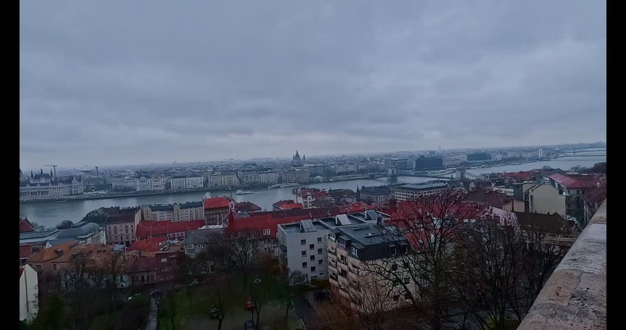 4k Architectural marvels of Budapest, Hungary. Buda Castle, Fisherman