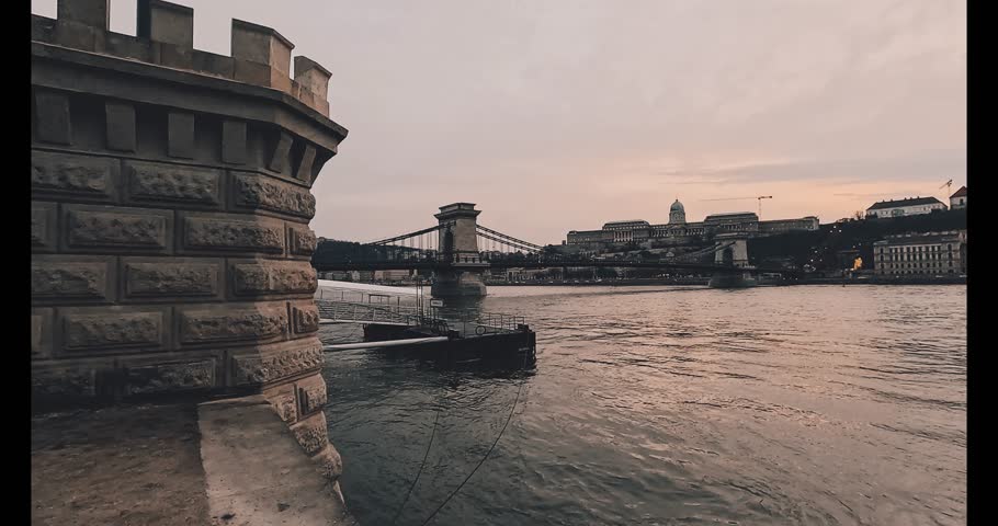4k Architectural marvels of Budapest, Hungary. Buda Castle, Fisherman