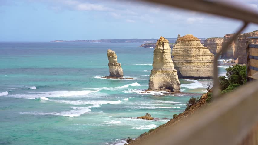 Twelve Apostles by the Great Ocean Road in Australia. day trip from Melbourne, Victoria. 