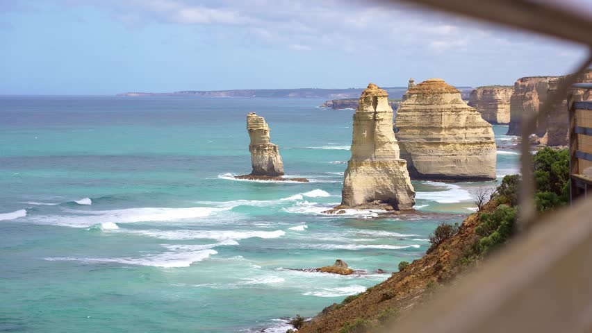 Twelve Apostles by the Great Ocean Road in Australia. day trip from Melbourne, Victoria. 