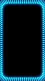 Vertical video blue neon frame lines loop animation - Powered by Shutterstock - Get 15% off with code: PIKWIZARD15