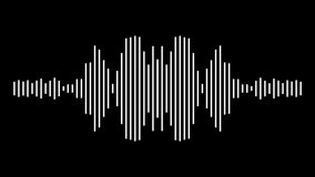 Abstract wave motion equalizer. Digital interface element. Seamless loop - Powered by Shutterstock - Get 15% off with code: PIKWIZARD15