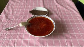 Traditional Russian Borscht: A Delicious Lunch
