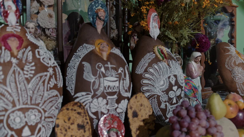 A Traditional Mexican afterlife Altar