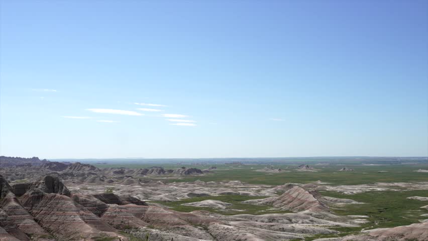Badlands South Dakota Landscape Timelapse