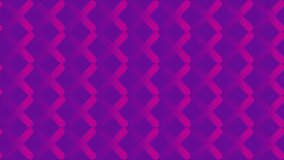 Animation video loop X icon moving on purple background