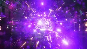 Dynamic Purple Abstract Background Video