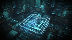 Artificial intelligence in virtual space, abstract animation. - Powered by Shutterstock - Get 15% off with code: PIKWIZARD15