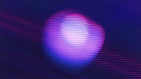 3D pixelated sphere with moving waving surface on blue background. Abstract concept of big data, artificial intelligence (AI) or soundwaves. Looped 4K animation of digital sound waves equalizer - Powered by Shutterstock - Get 15% off with code: PIKWIZARD15