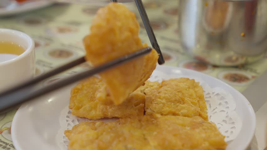 Prawn and Beancurd Skin Pancake, succulent prawns, tenderly wrapped in delicate bean curd skin