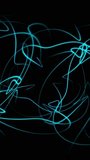 Abstract  Line Animate Background in blured background
