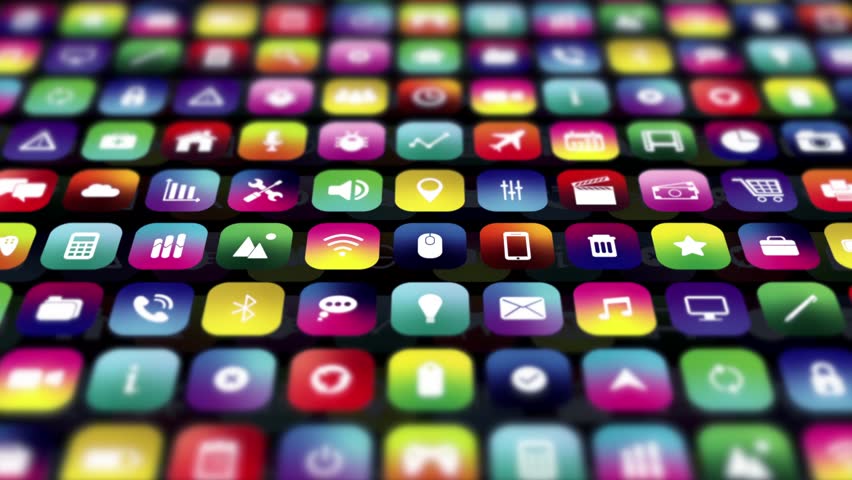 Creative Visualization of a Software Application Background 