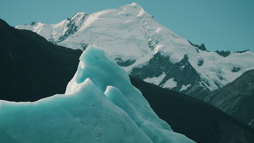 Massive Glaciers During Upsala And Spegazzini Tour On Lake Argentino In Patagonia, Argentina. POV Royalty-Free Stock Footage #3467040013