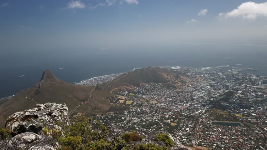 View from above Kloof Corner, Table Mountain, Cape Town, South Africa