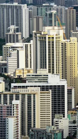Highrise buildings in Honolulu, Hawaii