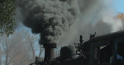 This is a close up of a smoke stack from a steam locomotive. Shot on a GH5 With Contax Zeiss.