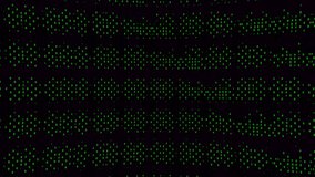 Led dots display Green neon lights technology abstract  Animation background, shiny and glowing tunnel vibrant technology lights led moving empty copy space stage backlights show  - Powered by Shutterstock - Get 15% off with code: PIKWIZARD15
